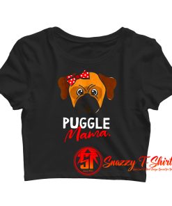 Puggle Mom Crop Top Shirt