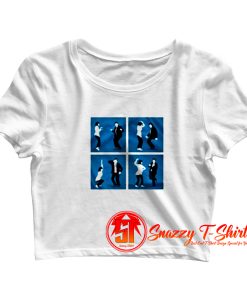 Pulp Fiction Dance Scene Crop Top Shirt
