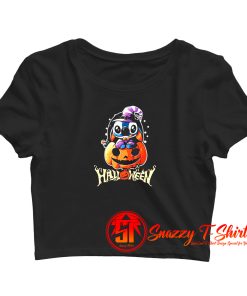 Pumpkin Halloween Stitch T 003 Crop Top Shirt
