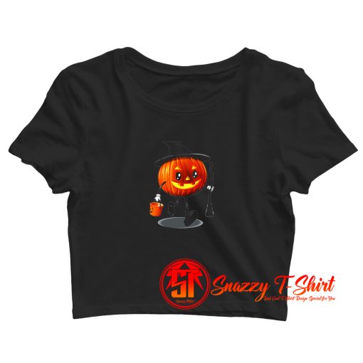 Pumpkin Jake or Treat Crop Top Shirt
