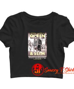 Queen Slim Crop Top Shirt