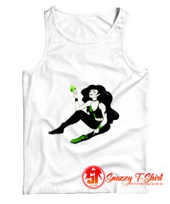Queen of kick you in the face baddass vibes Shego Tank Top