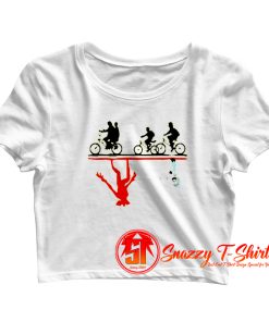 RICK AND MORTY STRANGER THING Crop Top Shirt