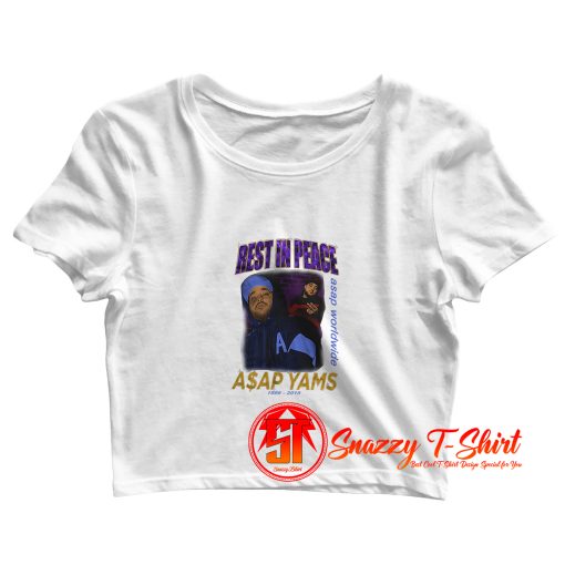 RIP Asap Yams Crop Top Shirt