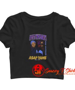 RIP Asap Yams Graphic Crop Top Shirt