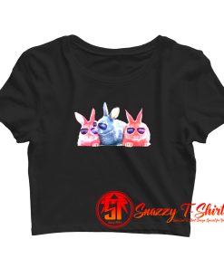Rabbit Galaxy Crop Top Shirt