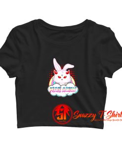 Rabbit Hail Satan Easter Demonic Baphomet Crop Top Shirt