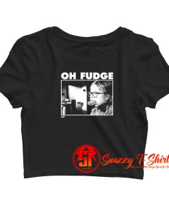 Ralphie Oh Fudge Christmas Story Crop Top Shirt