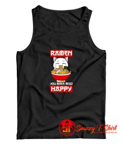Ramen Cat Japanese Tank Top