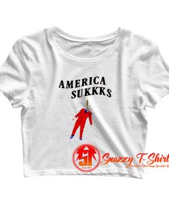 Rare America Sukkks Unisex Crop Top Shirt