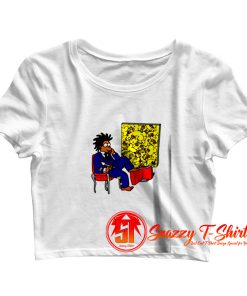 Relax Basquiat Simpson Crop Top Shirt