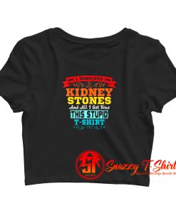 Removal Surgery Survivor Awareness Crop Top Shirt