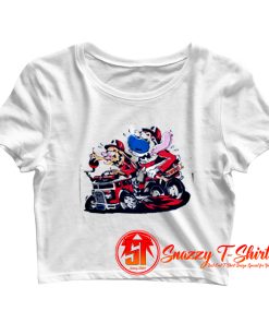 Ren And Stimpy Show Cartoon Crop Top Shirt