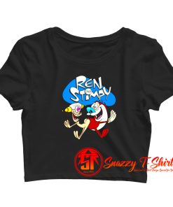 Ren and Stimpy Crop Top Shirt