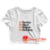 Renton Spud Begbie Sick Boy Crop Top Shirt