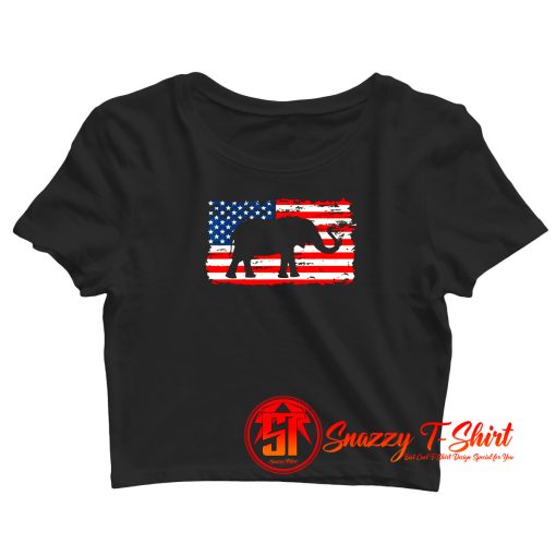 Republican Party Crop Top Shirt