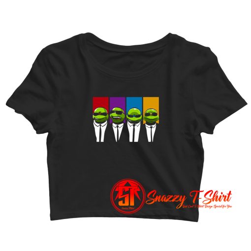 Reservoir Turtles Crop Top Shirt