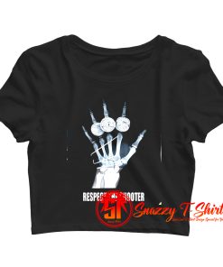 Respect The Shooter Crop Top Shirt