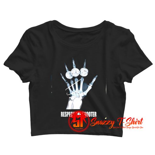 Respect The Shooter Crop Top Shirt