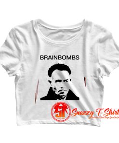 Retro Brainbombs Crop Top Shirt