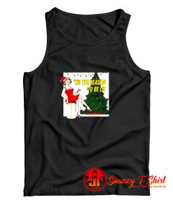 Retro Christmas Tis The Season To Be Lit Tank Top
