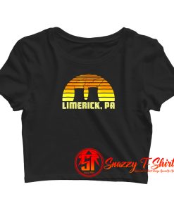 Retro Limerick Crop Top Shirt