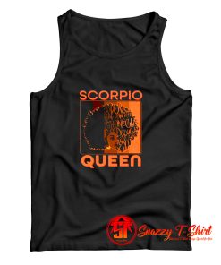 Retro Scorpio Queen Afro Woman Tank Top