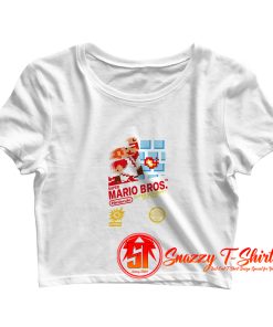 Retro Super Mario Brothers Nintendo Game Cover Swea Crop Top Shirt