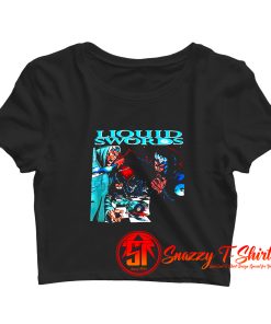Retro Supreme Liquid Swords Crop Top Shirt