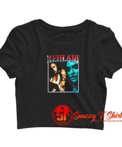 Retro Vintage Kehlani Rapper 90s Crop Top Shirt