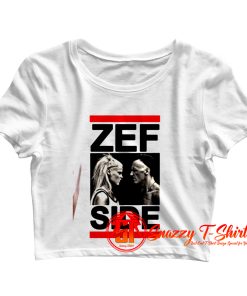 Retro Zef Side Crop Top Shirt