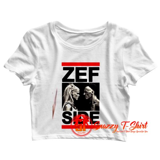 Retro Zef Side Crop Top Shirt