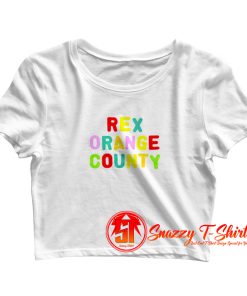 Rex Orange County Hipster Crop Top Shirt