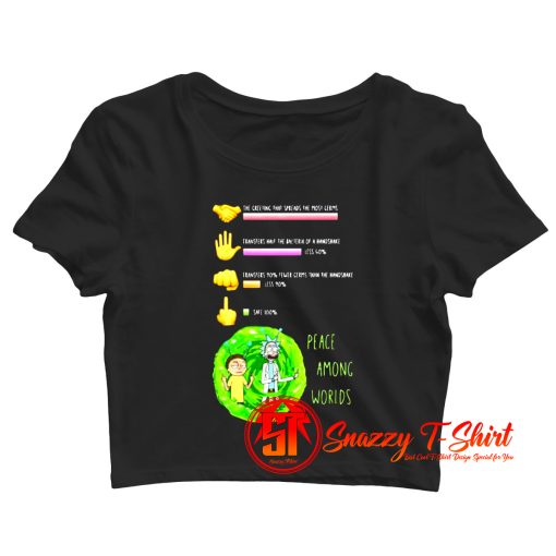Rick And Morty Crop Top Shirt