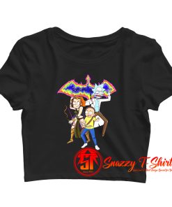 Rick And Morty Slt Dragon Squad Crop Top Shirt