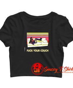Rick James Fuck Your Couch Vintage Crop Top Shirt