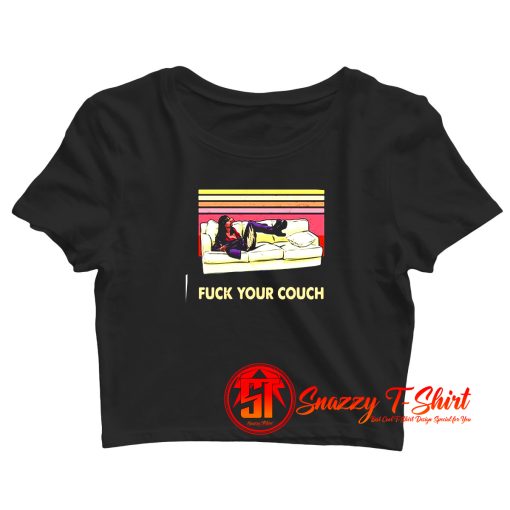 Rick James Fuck Your Couch Vintage Crop Top Shirt
