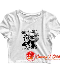 Rick Morty Sonic Yout Crop Top Shirt