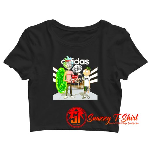 Rick Morty Supreme Adidas Crop Top Shirt