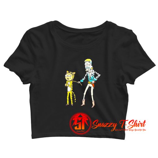 Rick and Morty Joe Tiger King Exotic Crop Top Shirt