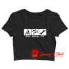 Ride Break Fix Motorbike Crop Top Shirt