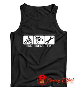 Ride Break Fix Motorbike Tank Top