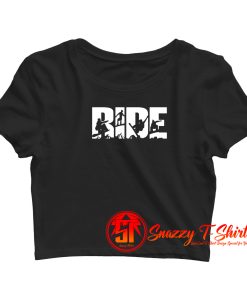 Ride Snowboard Crop Top Shirt