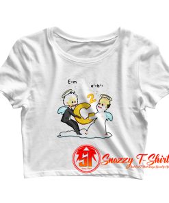 Rip Pythagoras And Albert Einstein Crop Top Shirt