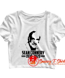 Rip Sean Connery 1930 2020 James Bond 007 Crop Top Shirt