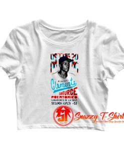 Roberto Clemente Santurce Puertorico Crop Top Shirt