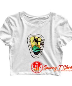 Rock Climbing Crop Top Shirt