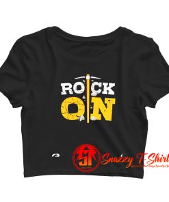 Rock Collector Mineral Collecting Geology Crop Top Shirt