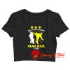 Rock Paper Scissors Headkick Win Crop Top Shirt