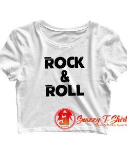 Rock Roll Crop Top Shirt